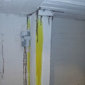 תעלות בוץ של טרמיטים טיפול ללא קידוח באמצעות נמסיס